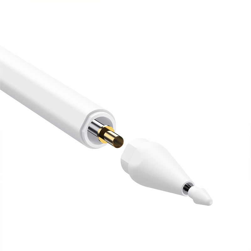 396395_oryg OS-Baseus Smooth Writing 2 Series Stylus Lite with LED Indicators, Moon White (Active version with type-C laidas and active pen tip) - Image 1