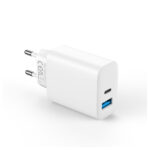 Forever TC-07-30AC PD QC charger 1x USB-C 1x USB 30W white + USB-C - USB-C cable 60W - Image 7