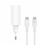 Forever TC-07-30AC PD QC charger 1x USB-C 1x USB 30W white + USB-C - USB-C cable 60W - Image 8