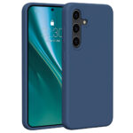 Etteri Silicone case for Samsung Galaxy S25 dark blue