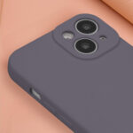 Silicon dėklas iPhone 16 6,1 dark – spalva: pilka - Image 11