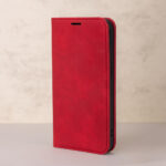 Smart Suede dėklas Xiaomi Redmi Note 14 5G (Global) – spalva: raudona - Image 7