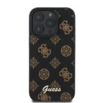 Guess case for iPhone 16 Pro 6,3 GUHMP16LPGPYSK black hardcase Peony Script MagSafe - Image 4