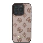 Guess dėklas iPhone 16 Pro 6,3 GUHMP16LPGPYSW brown hardcase Peony Script MagSafe - Image 4