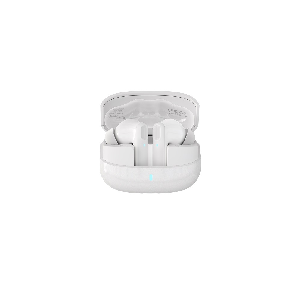 421285_oryg Devia Bluetooth earphones TWS Pro 1 white with ANC - Image 1
