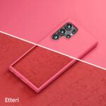 Etteri Silicone case for Samsung Galaxy S24 Ultra raspberry - Image 11
