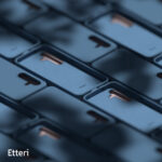 Etteri Silicone case for Samsung Galaxy S25 dark blue - Image 9