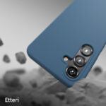 Etteri Silicone case for Samsung Galaxy S25 dark blue - Image 10