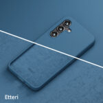 Etteri Silicone case for Samsung Galaxy S25 dark blue - Image 11