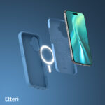 Etteri Silicone Mag case for iPhone 16 Plus 6,7 dark blue - Image 9