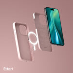 Etteri Silicone Mag case for iPhone 16 Pro 6,3 light pink - Image 9