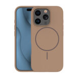 Silicone Thin Mag dėklas iPhone 13 6,1 – spalva: ruda