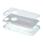 Glitter 3in1 case for Samsung Galaxy S21 silver - Image 7