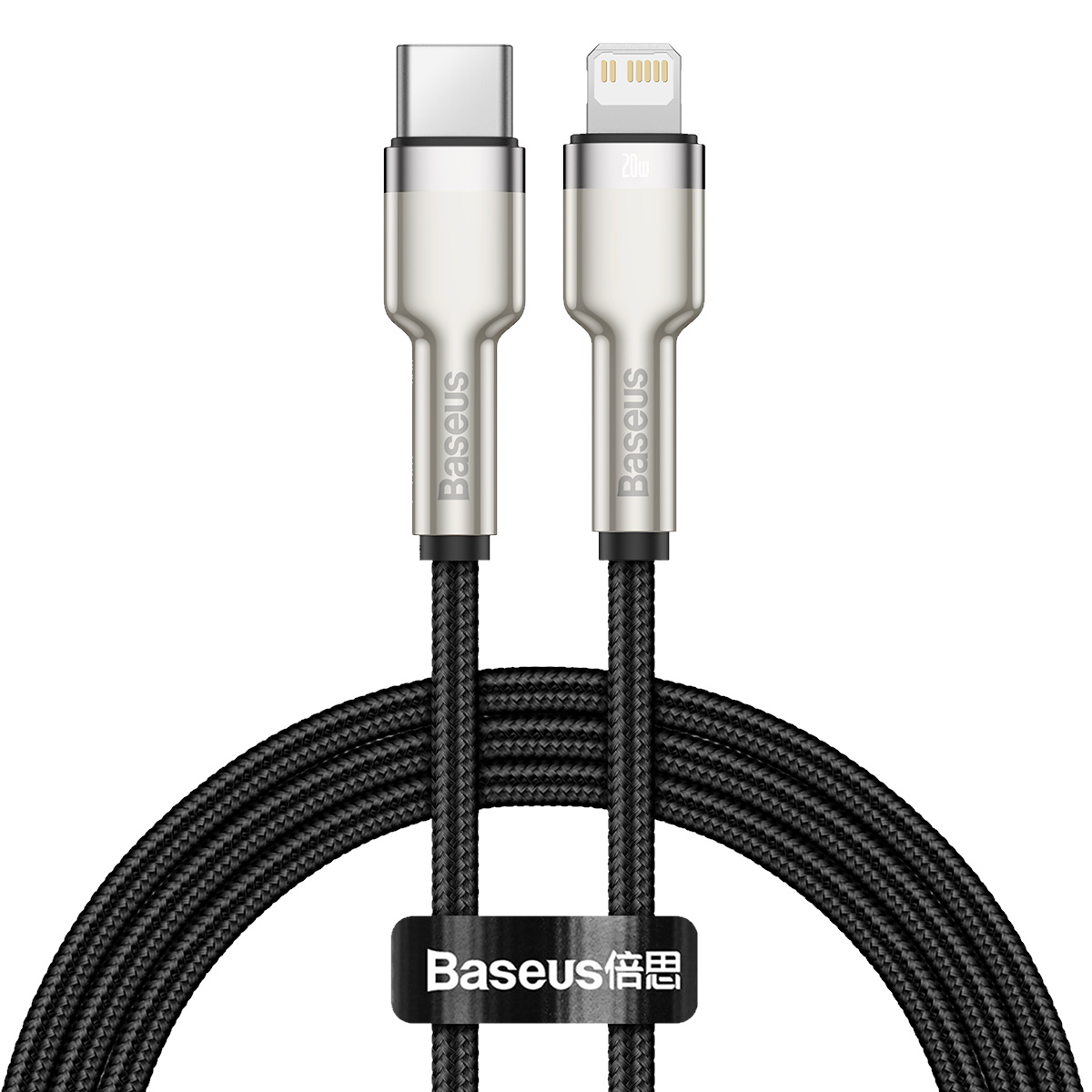 218191_oryg Baseus cable Cafule Metal PD USB-C - Lightning 1,0 m black 20W - Image 1