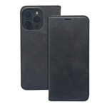 Smart Suede dėklas Samsung Galaxy S25 Ultra – spalva: juoda