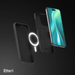Etteri Silicone Mag case for iPhone 16 Pro Max 6,9 black - Image 9