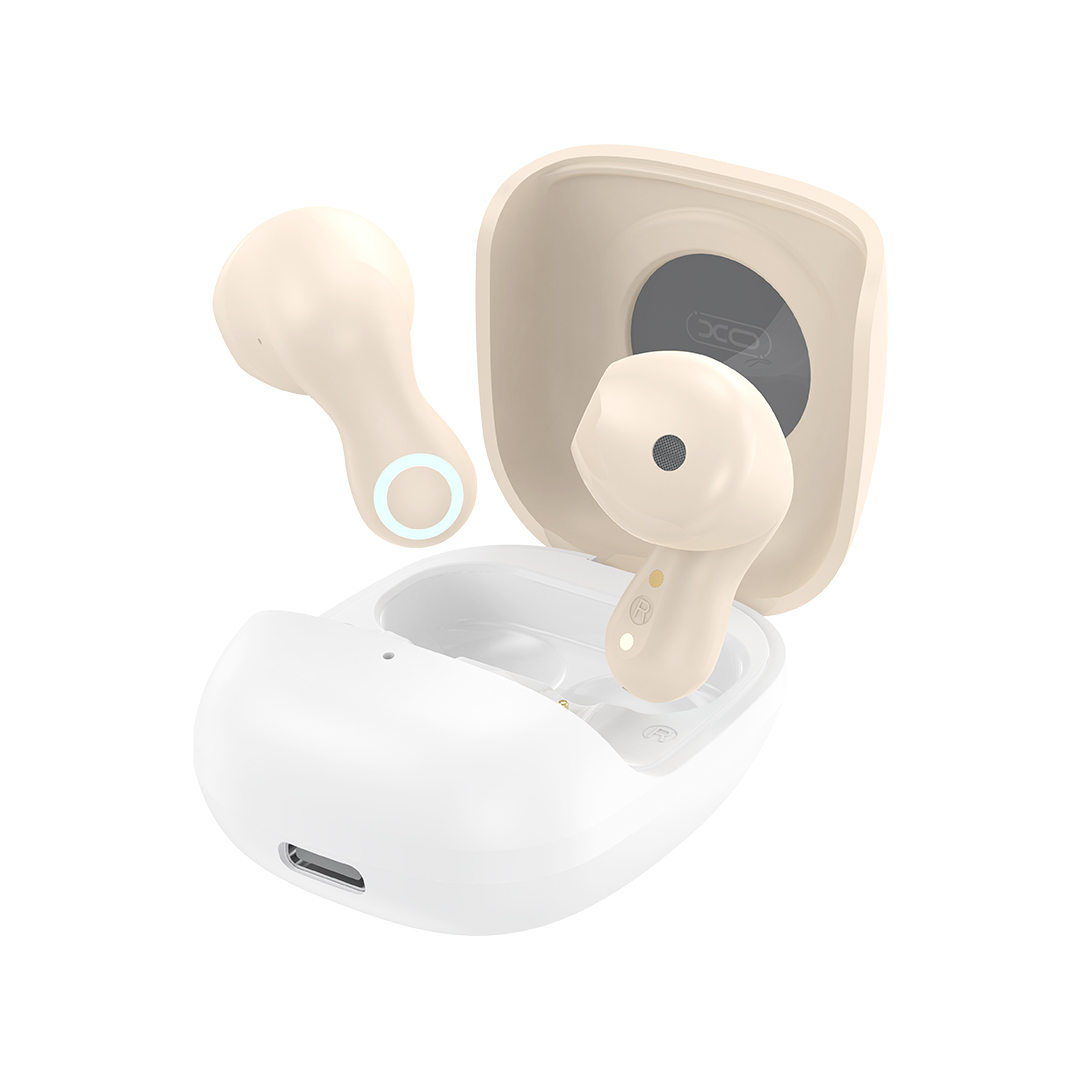 429093_oryg XO Bluetooth earphones G28 TWS beige - Image 1
