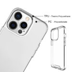 Hybrid Crystal case for iPhone 16 Pro 6,3 transparent big hole - Image 10