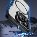 Defender Carbon Mag dėklas iPhone 16 Pro Max 6,9 – spalva: juoda - Image 6