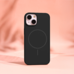 Silicone Thin Mag case for iPhone 12 / 12 Pro 6,1" black - Image 6