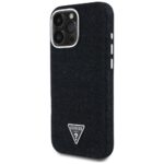 Guess HC MagSafe FW Denim Triangle Logo Case for iPhone 16 Pro Black - Image 3