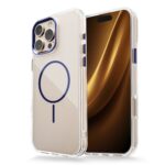 Clear Thin Mag case for iPhone 15 Pro 6,1 blue