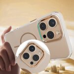 Clear Thin Mag case for iPhone 15 Pro 6,1 gold - Image 7
