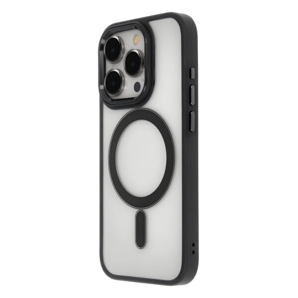 Satin Elegant Mag Case for iPhone 12 / 12 Pro 6,1 black