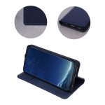 Genuine Leather Smart Pro case for Samsung Galaxy S21 FE navy blue - Image 4