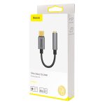 Baseus adapter L54 USB-C to jack 3,5 mm dark gray - Image 7