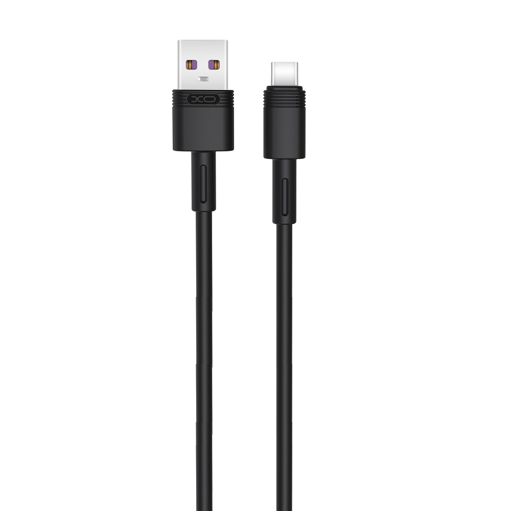 210261_oryg XO cable NB-Q166 USB - USB-C 1,0 m 5A black - Image 1