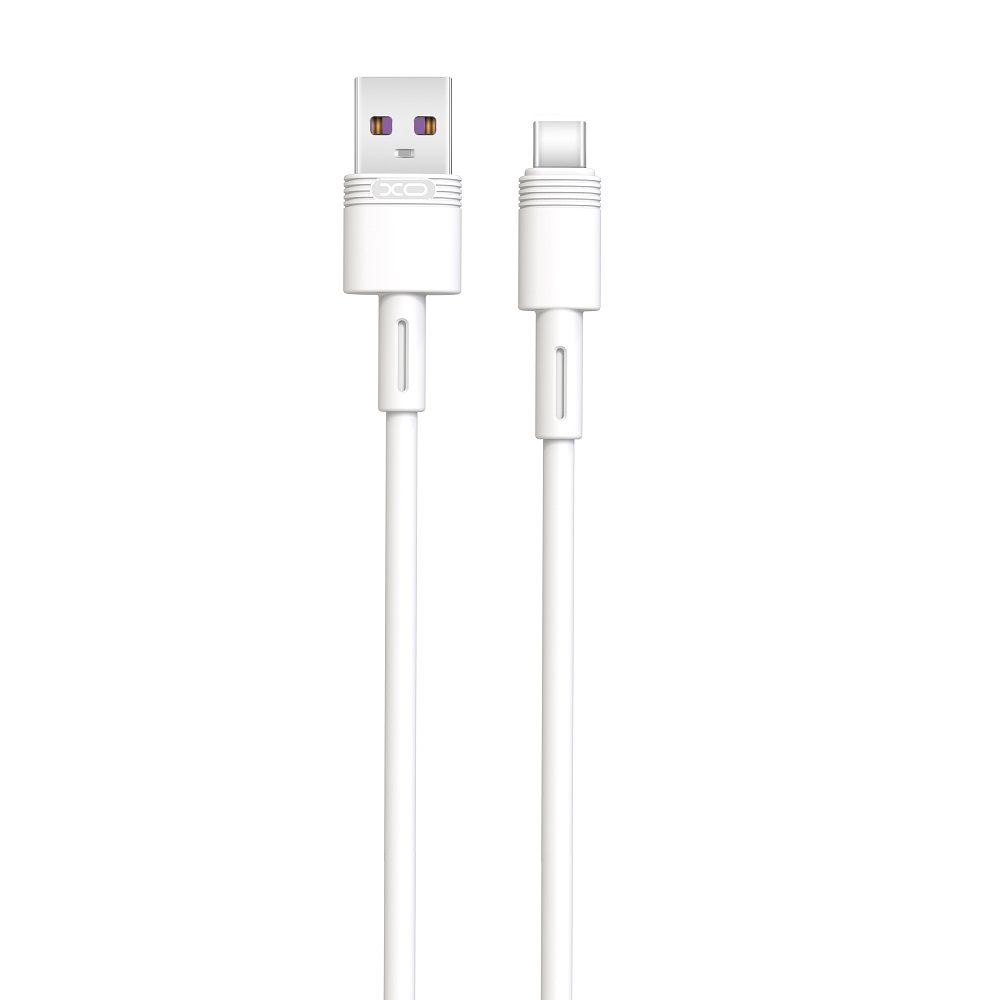 210264_oryg XO cable NB-Q166 USB - USB-C 1,0 m 5A white - Image 1