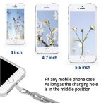 Universal neck strap for phones navy blue - Image 8