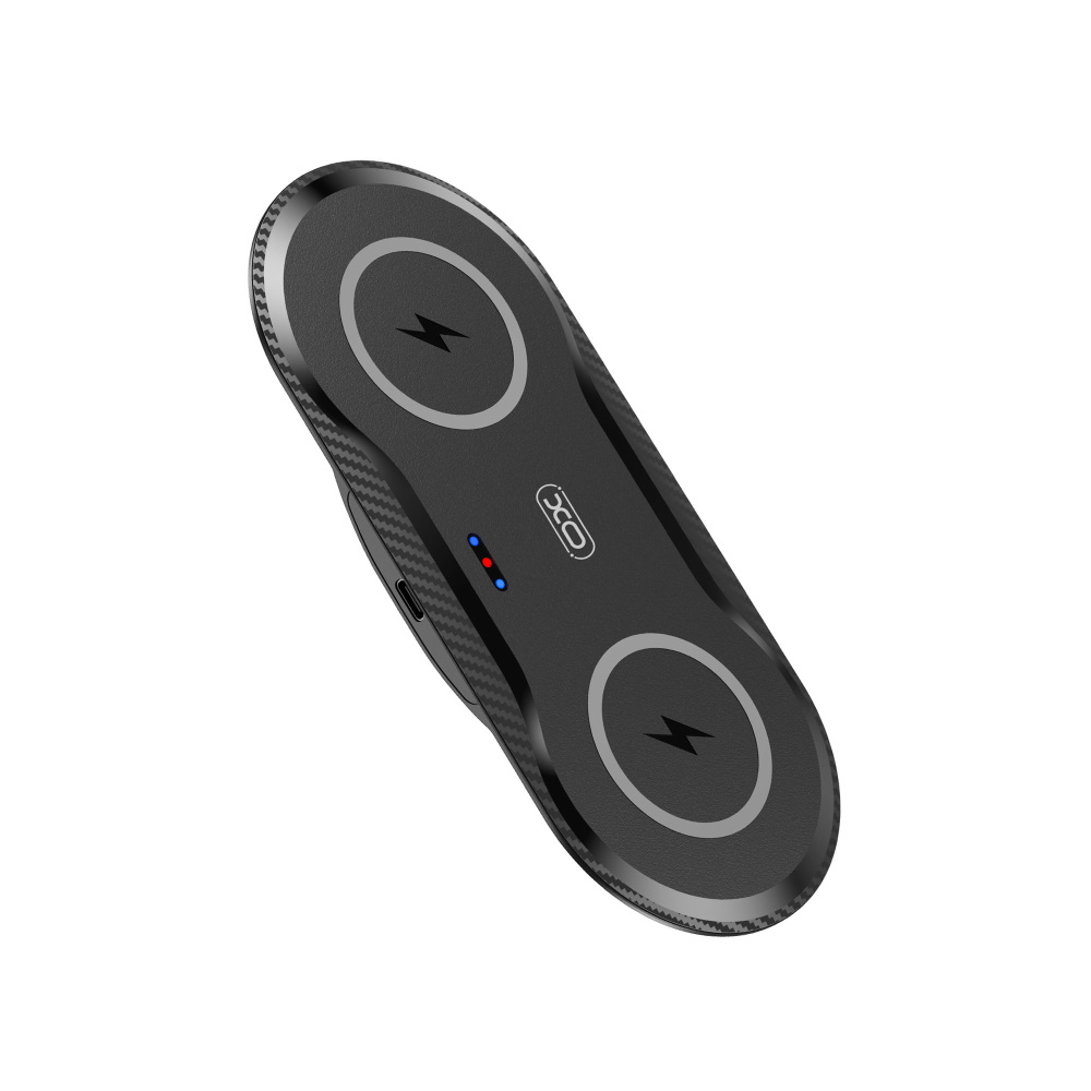 240430_oryg XO wireless inductive charger WX026 2in1 20W black - Image 1
