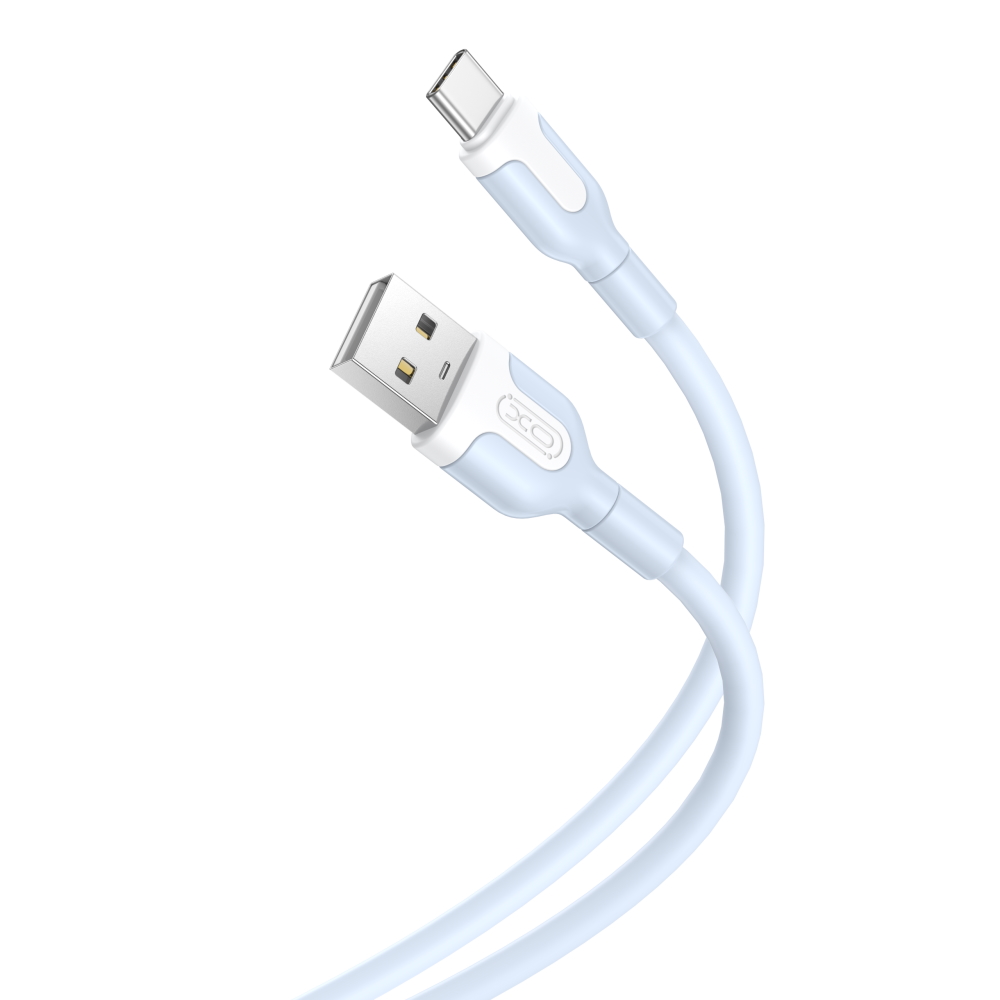 262613_oryg XO cable NB212 USB - USB-C 1,0 m 2,1A blue - Image 1
