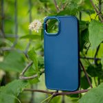 Satin case for Samsung Galaxy S22 dark blue - Image 7