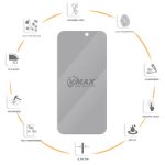 Vmax tempered glass 0.33mm 2,5D high clear privacy glass for iPhone XR / 11 - Image 7