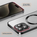 Vmax Electroplating Mag TPU case for iPhone 12 6,1 black - Image 5