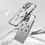 Vmax Electroplating Mag TPU case for iPhone 15 Pro Max 6,7 black - Image 11