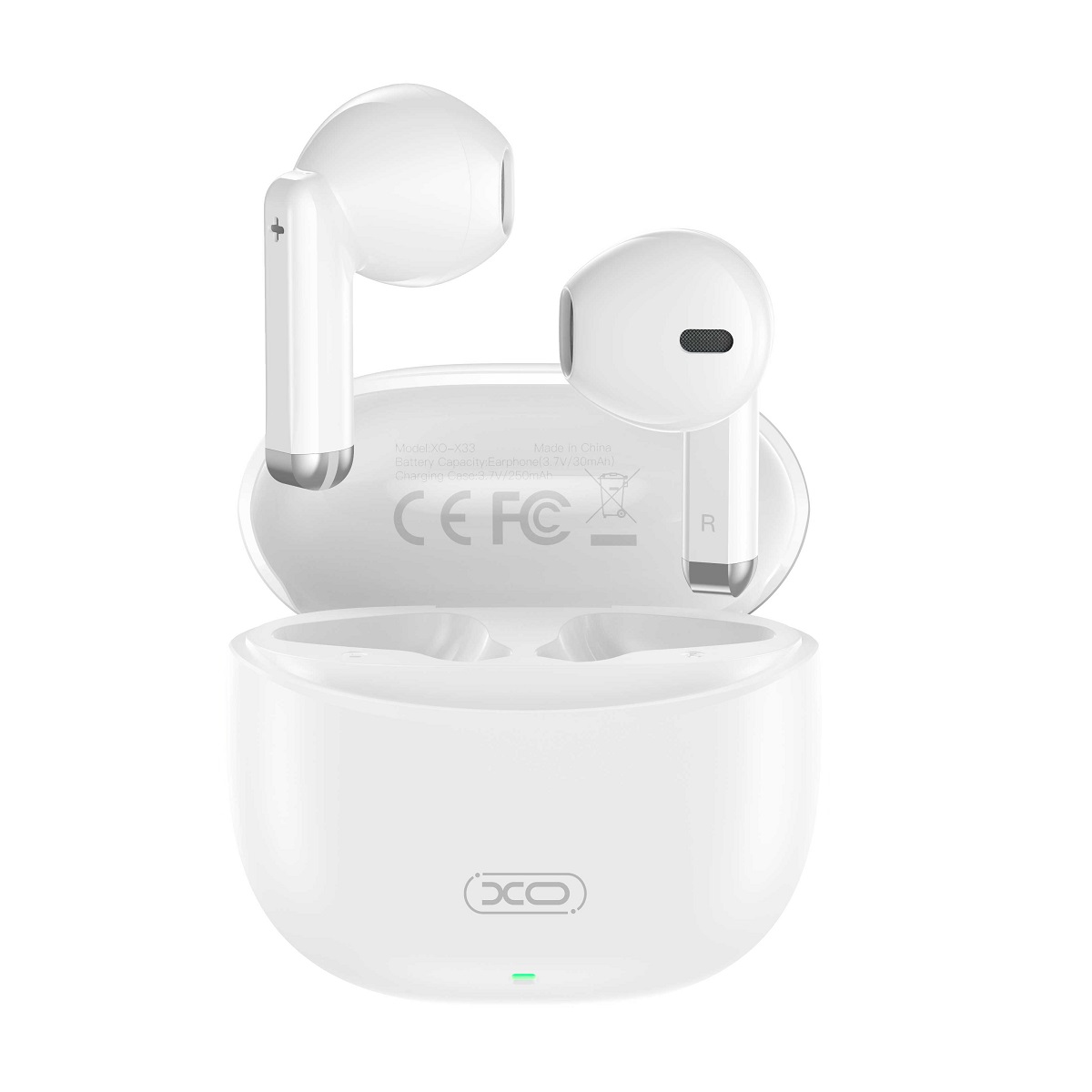 376072_oryg XO Bluetooth earphones X33 TWS white - Image 1