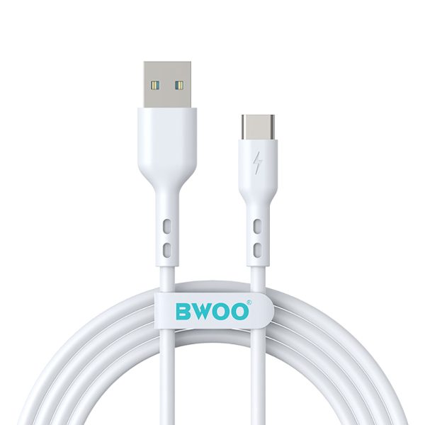 BWOO Cable USB - USB-C 1m 3A White BO-X172C