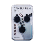 Set of lens glasses for iPhone 14 Pro 6,1 black glitter (3 pcs) - Image 4