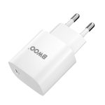 BWOO CDA159 PD wall charger 1x USB-C port + USB-C 20W white - Image 3