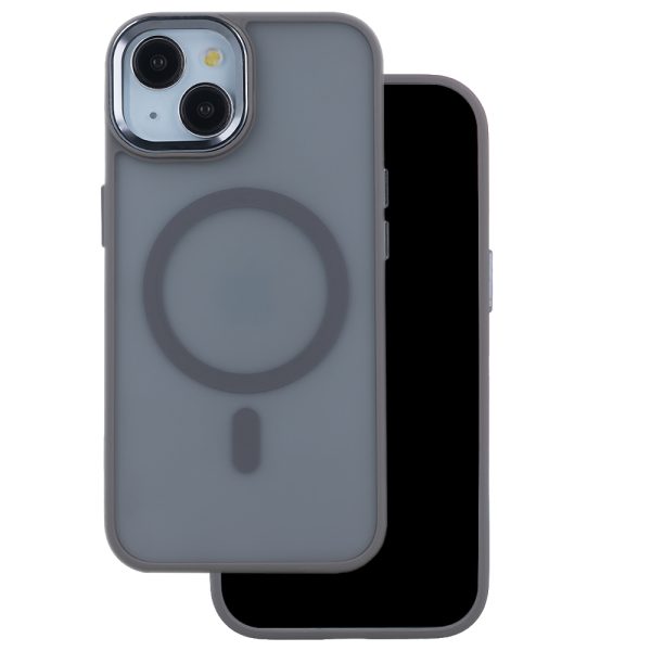 Frozen Mag case for iPhone 16 6,1 grey