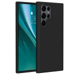 Etteri silikoninis dėklas Samsung Galaxy S23 Ultra – spalva: juoda