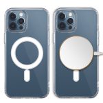 Anti Shock 1,5 mm Mag dėklas iPhone 12 / 12 Pro 6,1 transparent big hole - Image 6