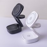 Maxlife MXWC-06 magnetic wireless charger 15W black 3in1 - Image 14