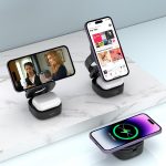 Maxlife MXWC-06 magnetic wireless charger 15W black 3in1 - Image 5