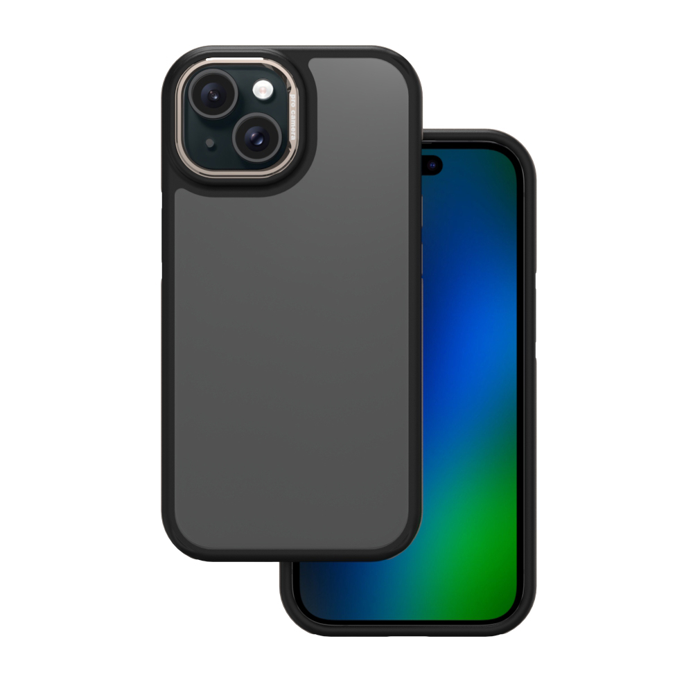 413112_oryg Crystal Black dėklas iPhone 15 6,1 – spalva: pilka - Image 1