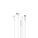 Devia wired earphones Kintone A3 Digital USB-C white - Image 3